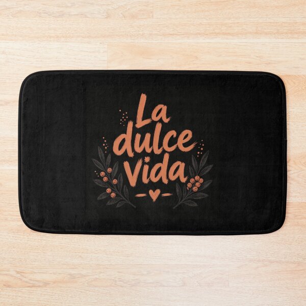 Item preview, La Dulce Vida Modern Brush Lettering Design designed and sold by HappyOops.