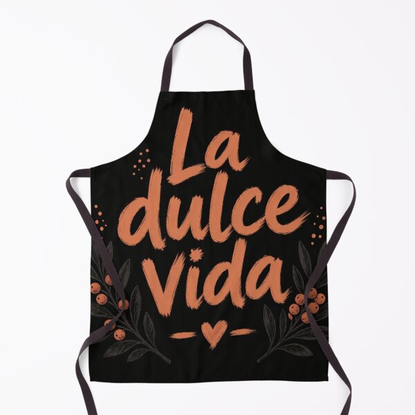 Item preview, La Dulce Vida Modern Brush Lettering Design designed and sold by HappyOops.