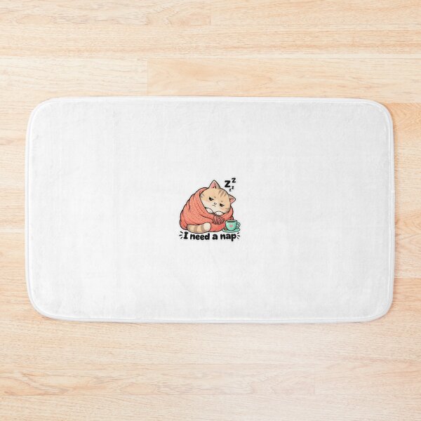 Item preview, I Need a Nap – Sleepy Cat designed and sold by Tiredpawsco.