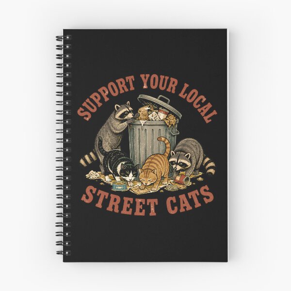 Item preview, Support Your Local Street Cats Raccoon Funny designed and sold by 4Titik.