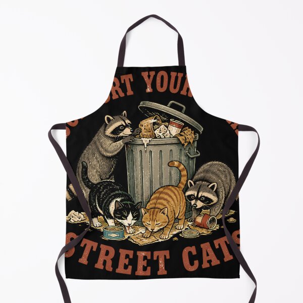 Item preview, Support Your Local Street Cats Raccoon Funny designed and sold by 4Titik.