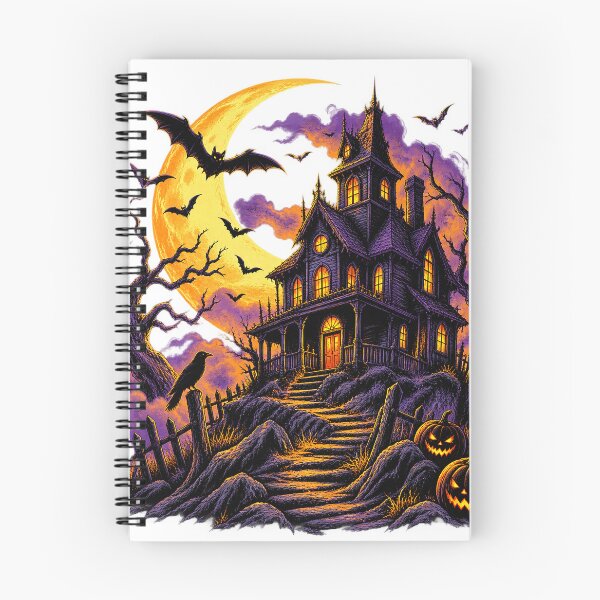 Item preview, Haunted House at Dusk – Gothic Halloween Mansion Under a Moonlit Sky designed and sold by UNIGRAPHIX.