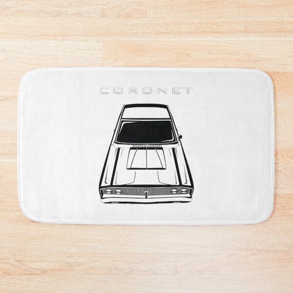 Item preview, Classic Dodge Coronet Vintage Muscle Car Illustration designed and sold by Rex-6369.
