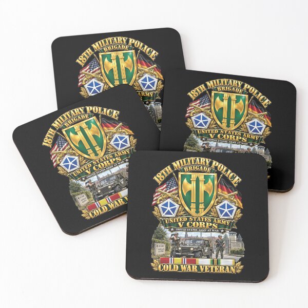 Item preview, Army - 18th MP Brigade - V Corps-  COLD SVC V1 - 3D - Enhanced designed and sold by Military Insignia Products.