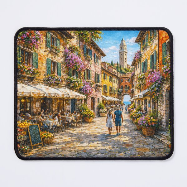 Item preview,  Rovinj, Croatia – a painting of a summer day in this beautiful European city. designed and sold by GalleryKauffeld.