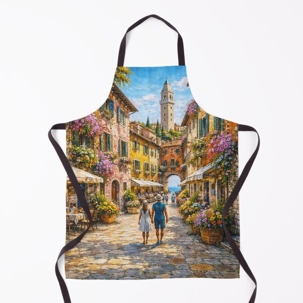 Item preview, Rovinj, Croatia – a painting of a summer day in this beautiful European city. designed and sold by GalleryKauffeld.