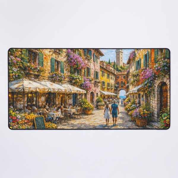 Item preview,  Rovinj, Croatia – a painting of a summer day in this beautiful European city. designed and sold by GalleryKauffeld.