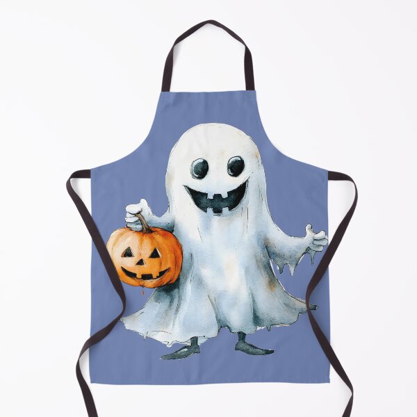 Item preview, Cute Funny Ghost with Pumpkin designed and sold by Instant Printing.