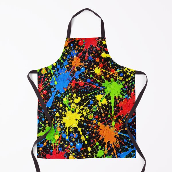 Item preview, Electric Rainbow Splatter Action Abstract Art designed and sold by THE SPLATTERED HAUS BY SAGE BANKS.