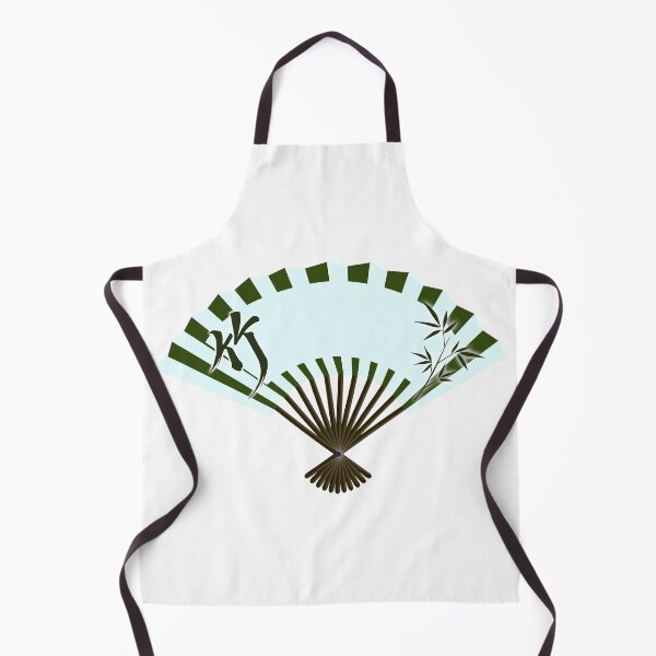 Item preview, Japanese take folding fan with kanji designed and sold by Onigirineko .