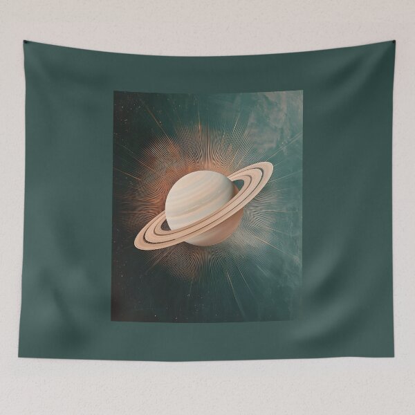Item preview, Saturn Planet Ethereal, 3d Render, Warm Rose designed and sold by Checho30.