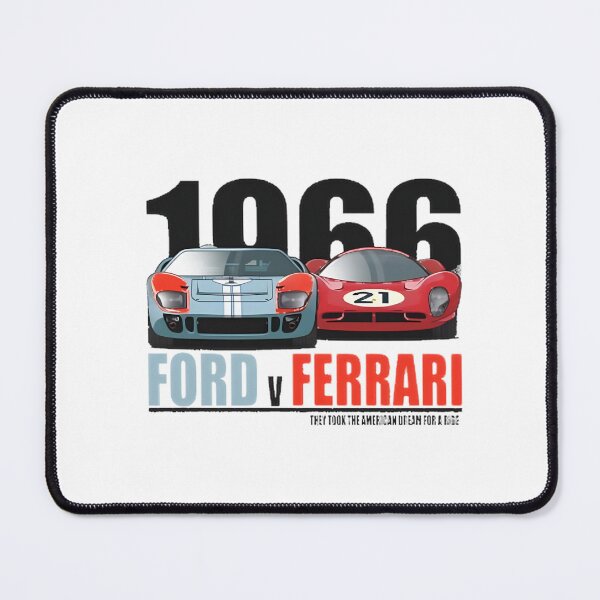 Item preview, Ford vs Ferrari Racing Classic Car Motorsport Graphic Design designed and sold by Alex Burns.