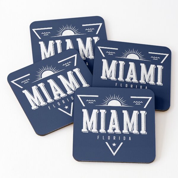 Item preview, Miami | Gráfico tipográfico de viajes retro designed and sold by SimpleVibeStudios.