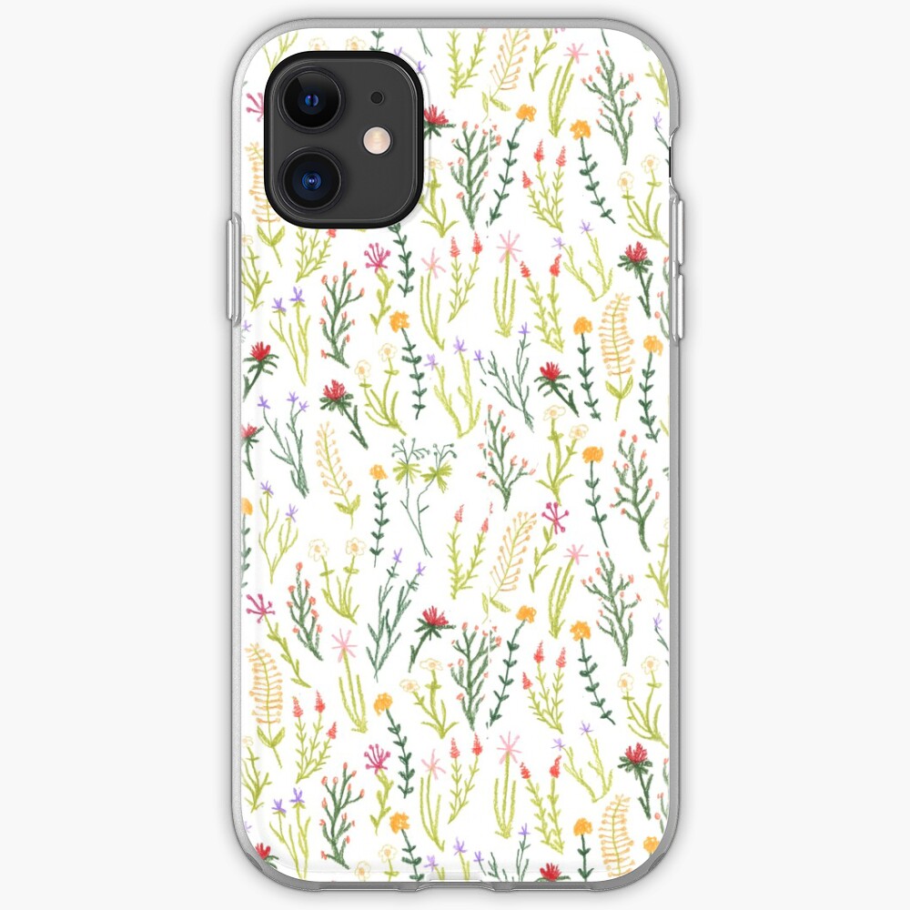 Fun Floral Pattern iPhone Soft Case