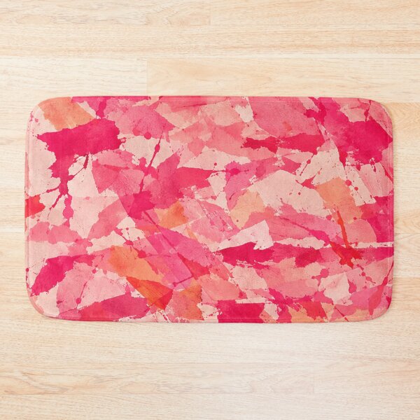 Item preview, Crimson and Peach Splatter Action Abstract Art designed and sold by THE SPLATTERED HAUS BY SAGE BANKS.