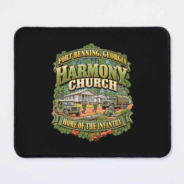 Item preview, Fort Benning, Georgia, Harmony Church - Home of the Infantry - 3D - Enhanced designed and sold by Military Insignia Products.