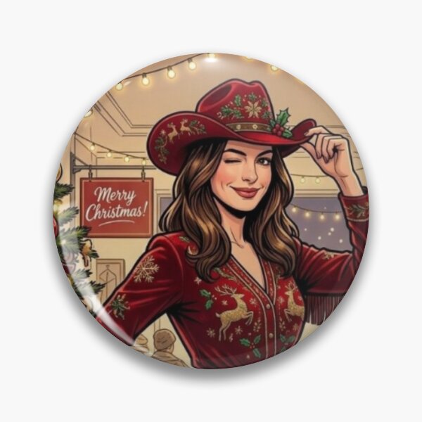 Item preview, Lederbraun: Crimson Christmas Cowgirl designed and sold by Lederbraun.