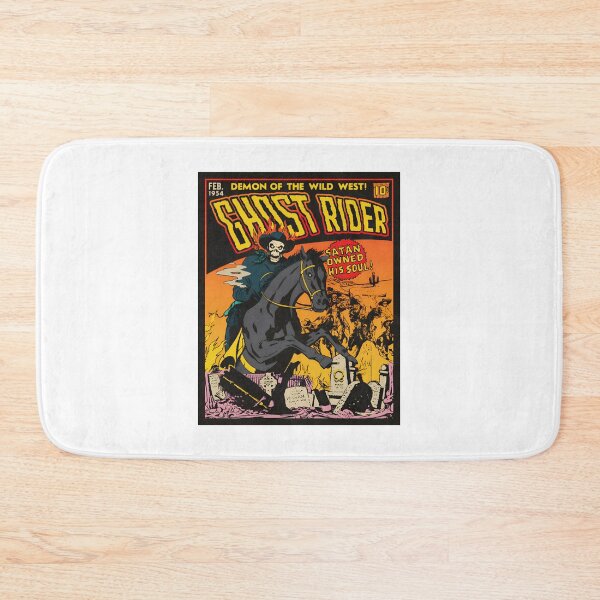 Item preview, Wild West Ghost Rider Cowboy Skeleton Riding Horse Illustration designed and sold by Alex Burns.