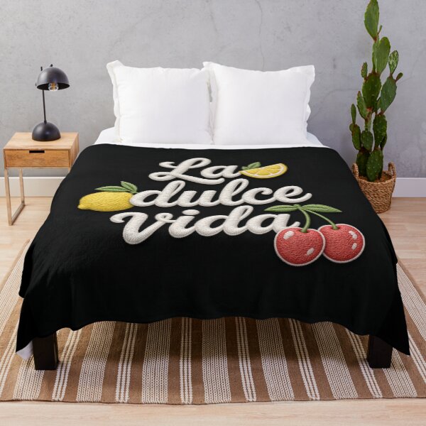 Item preview, La Dulce Vida Embroidery Patch Style Lemon Cherry designed and sold by HappyOops.