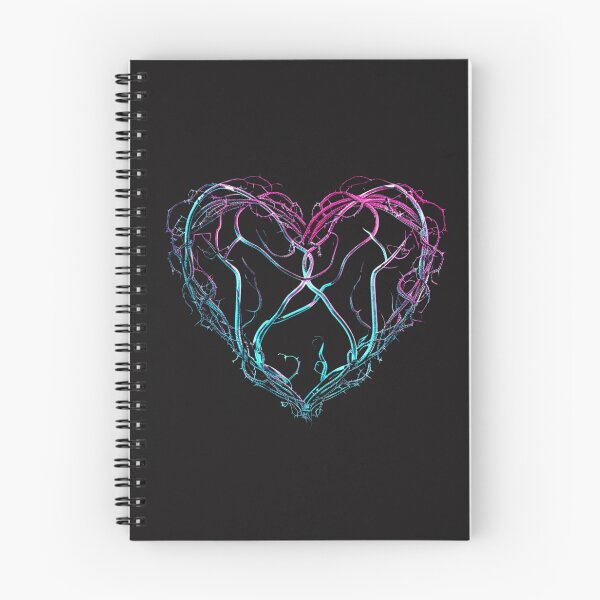 Item preview,  neon vine heart glowing love nature designed and sold by RetroWaveArtCo.