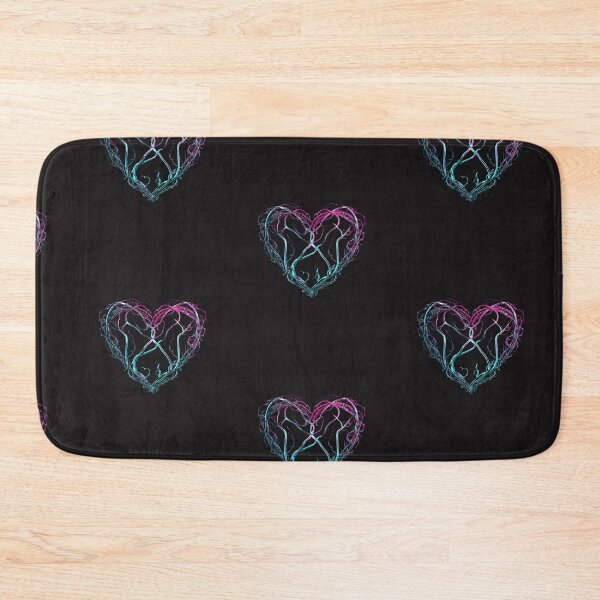 Item preview,  neon vine heart glowing love nature designed and sold by RetroWaveArtCo.