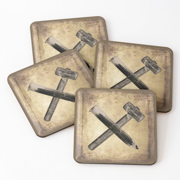 Item preview, Wooden Stake and Mallet Vampire Hunter Kit Color designed and sold by Ghoul Enterprises.