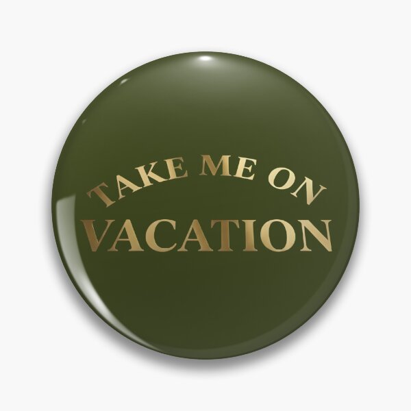 Item preview, Take Me On Vacation Elegant Gold Foil Typography Quote designed and sold by eihabo.