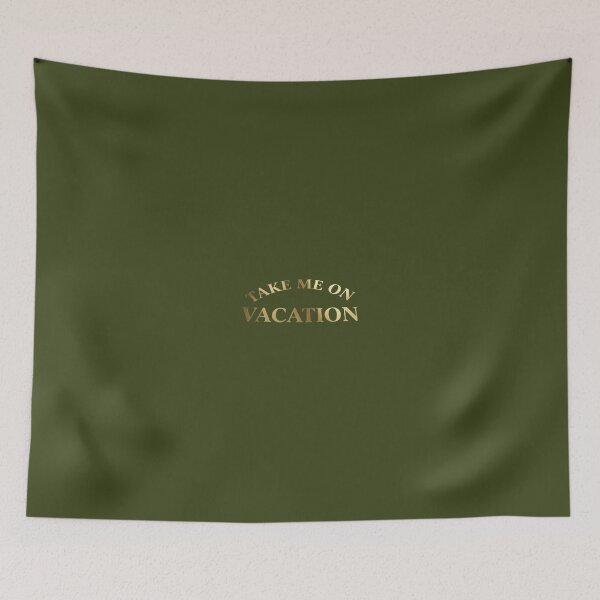 Item preview, Take Me On Vacation Elegant Gold Foil Typography Quote designed and sold by eihabo.