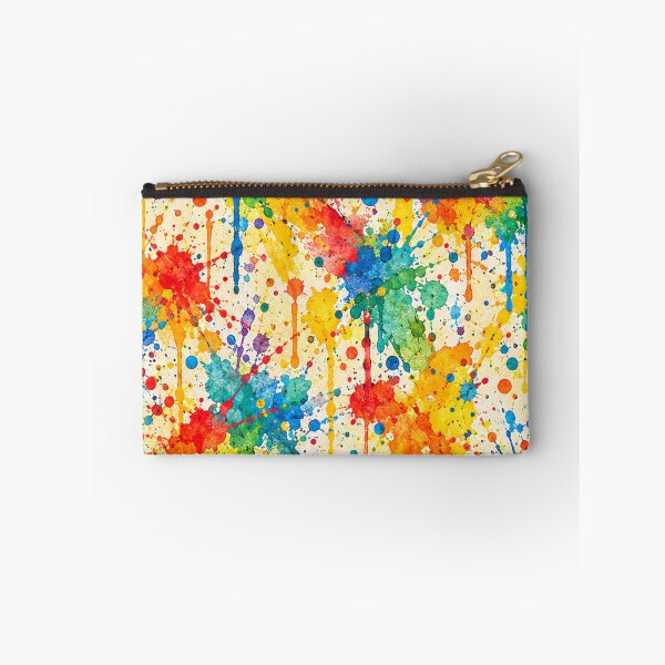 Item preview, Dripping Rainbow Splatter Action Abstract Art designed and sold by THE SPLATTERED HAUS BY SAGE BANKS.