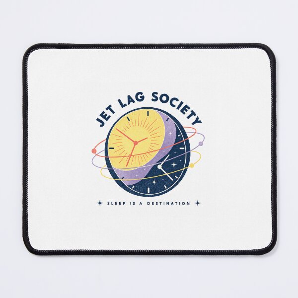 Item preview, Jet Lag Society – Retro Sun and Moon Travel Design designed and sold by StudioMomoAtlas.