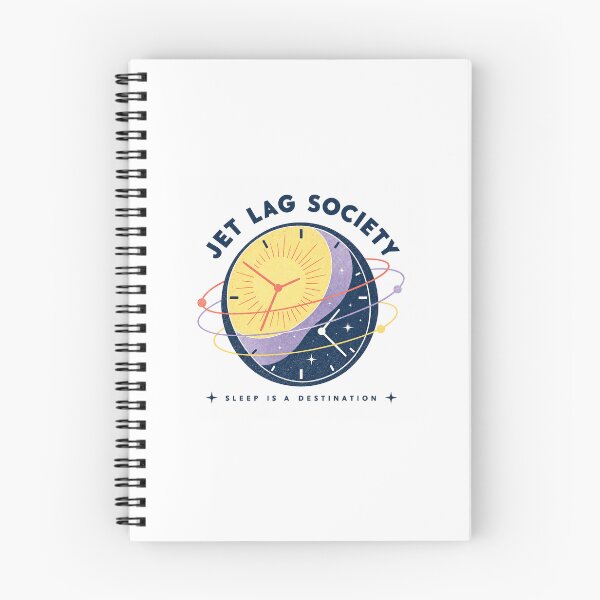 Item preview, Jet Lag Society – Retro Sun and Moon Travel Design designed and sold by StudioMomoAtlas.