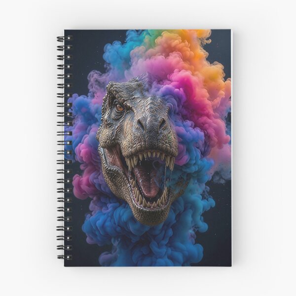 Item preview, T-rex In Colourful Smoke Explosion designed and sold by trekxtherex.
