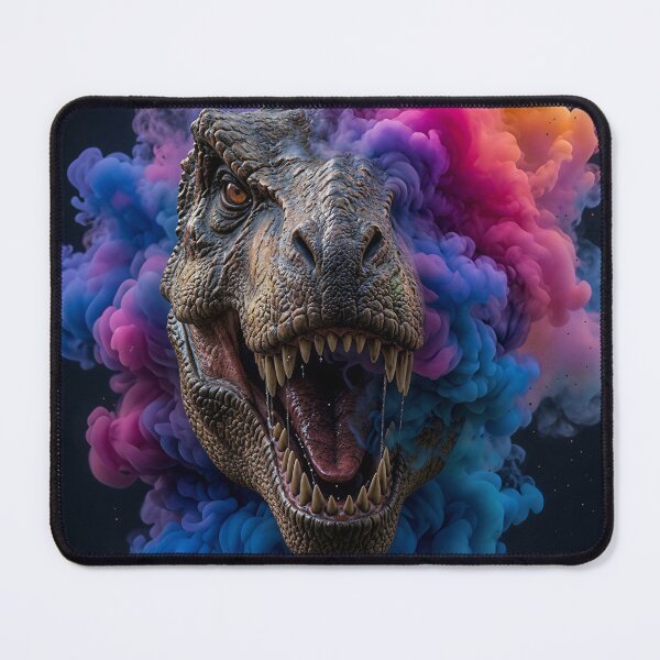 Item preview, T-rex In Colourful Smoke Explosion designed and sold by trekxtherex.