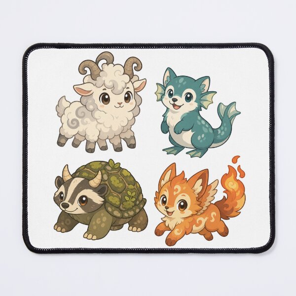 Item preview, Cute Elemental Baby Animals Sticker Pack | Fantasy Creature Set designed and sold by RickyHN7.