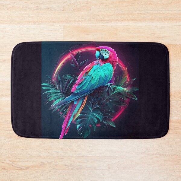 Item preview, Geometric Parrot Colorful, 3d Render, Vibrant Neon designed and sold by Checho30.