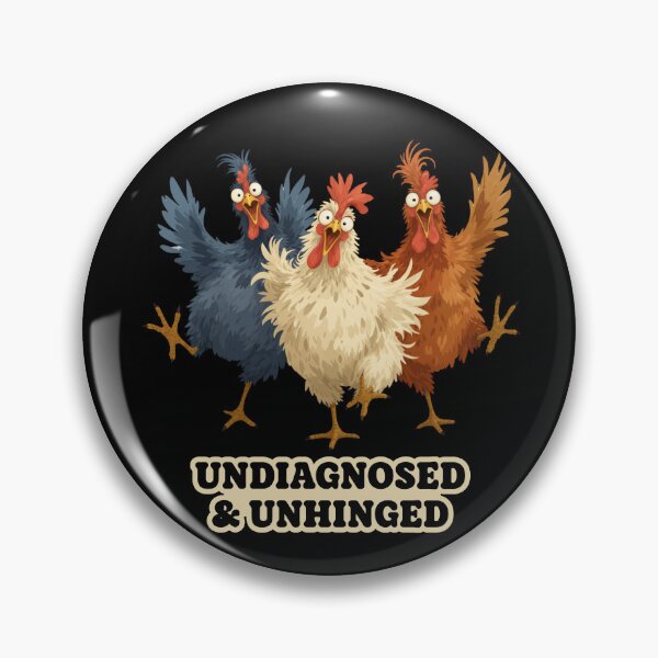 Item preview, Undiagnosed and Unhinged Funny Memes designed and sold by InkyGenies.