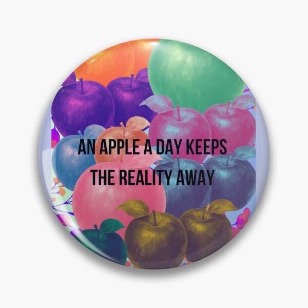 Item preview, An Apple A Day Keeps The Reality Away  designed and sold by ArtByLilitUA.