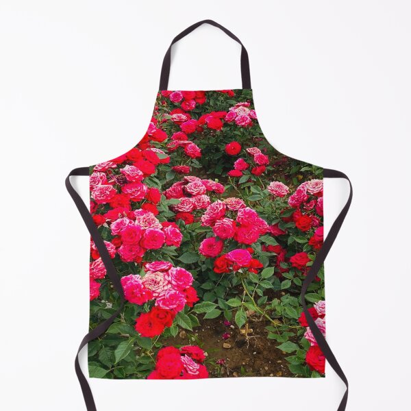 Item preview, Abundant Crimson Red and Pink Rose Garden Field designed and sold by BalkanBloomArt.