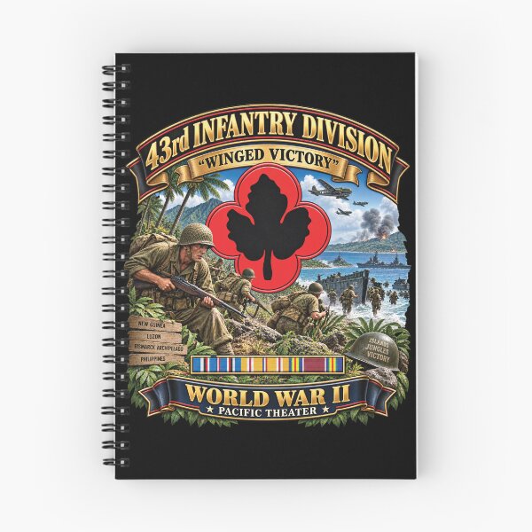 Item preview, 43rd Infantry Division - Winged Victory - Pacific World War II SVC - Without Background - 3D- Enhanced designed and sold by Military Insignia Products.