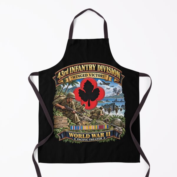 Item preview, 43rd Infantry Division - Winged Victory - Pacific World War II SVC - Without Background - 3D- Enhanced designed and sold by Military Insignia Products.