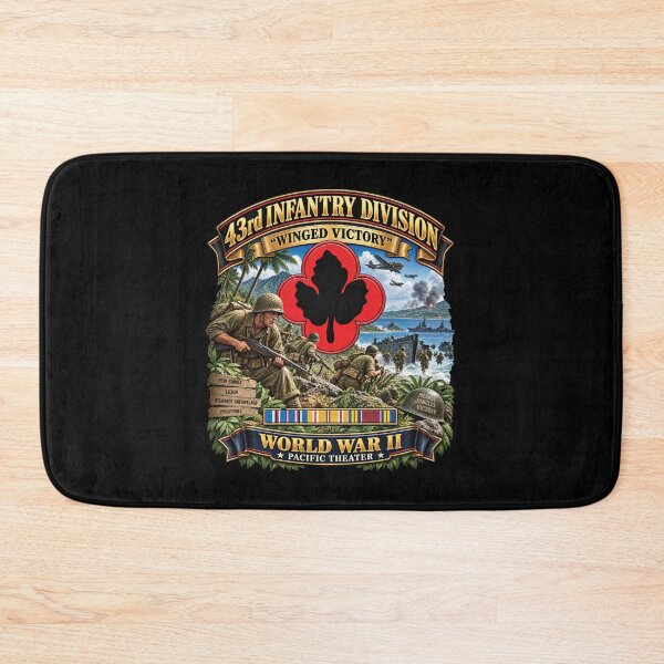 Item preview, 43rd Infantry Division - Winged Victory - Pacific World War II SVC - Without Background - 3D- Enhanced designed and sold by Military Insignia Products.