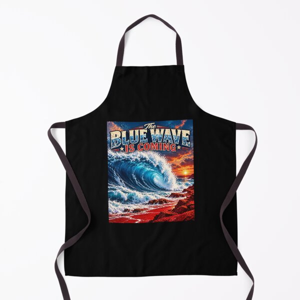 Item preview, The Blue Wave Is Coming – Patriotic Political Wave designed and sold by Swanny's Custom T-shirt and Gift Designs.