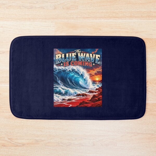 Item preview, The Blue Wave Is Coming – Patriotic Political Wave designed and sold by Swanny's Custom T-shirt and Gift Designs.