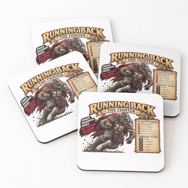 Item preview, Running Back — The Fighter designed and sold by Fantasy Football Company.