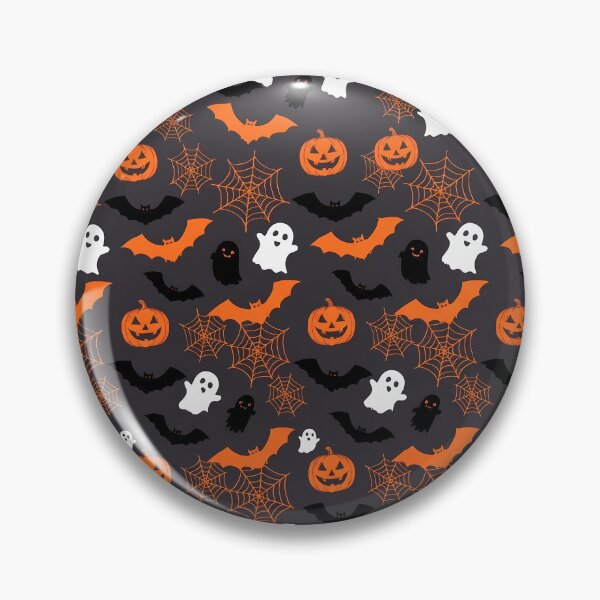 Item preview, Halloween Pumpkin Bat Ghost Pattern – Cute Spooky Autumn Art designed and sold by ManJiangHong.