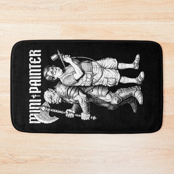 Item preview, Orc Duel Fantasy Mini Painter Funny RPG Airbrush Painting designed and sold by GrandeDuc.