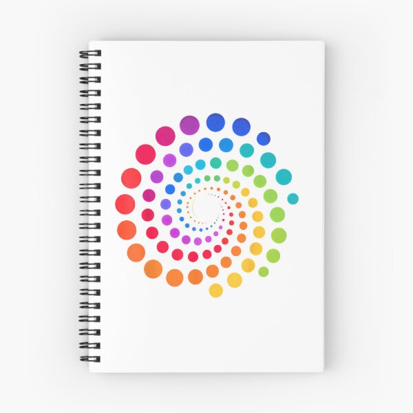 Item preview, Rainbow Spiral Polka Dots T-Shirt | Colorful Graphic Tee designed and sold by tshirtsmk.