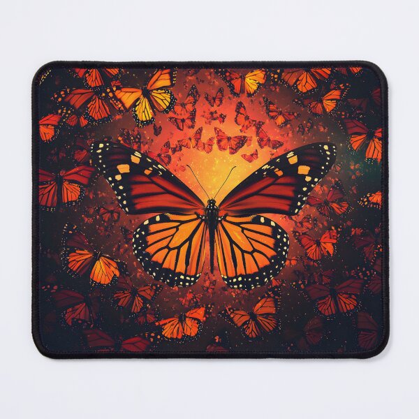 Item preview, Monarch Butterfly Swarm, 3d Render, Warm Orange designed and sold by Checho30.