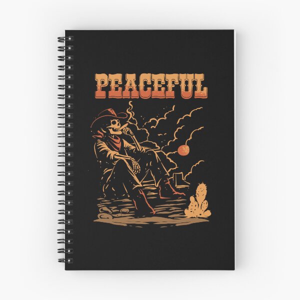 Item preview, Peaceful Skeleton Cowboy Halloween Vintage Western Gothic T-Shirt Design designed and sold by phsycartwork.