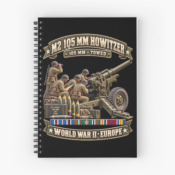 Item preview, M2 105mm, Howitzer, Towed Artillery - World War II SVC - Without Background - 3D - Enhanced designed and sold by Military Insignia Products.